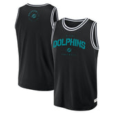 Miami Dolphins Elements Future Ground Jersey Tank Top Black - Fanatics
