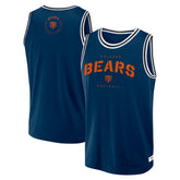 Chicago Bears Elements Future Ground Jersey Tank Top Navy - Fanatics