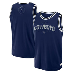Dallas Cowboys Elements Future Ground Jersey Tank Top Navy - Fanatics