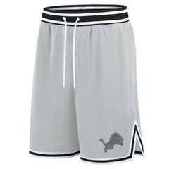 Detroit Lions Elements Future Ground Shorts Silver - Fanatics