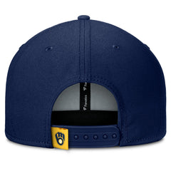 Milwaukee Brewers Fanatics Clubhouse Splitter Snapback Hat Clearance
