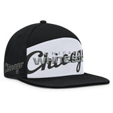 Chicago White Sox Fanatics Clubhouse Splitter Snapback Hat Lifestyle