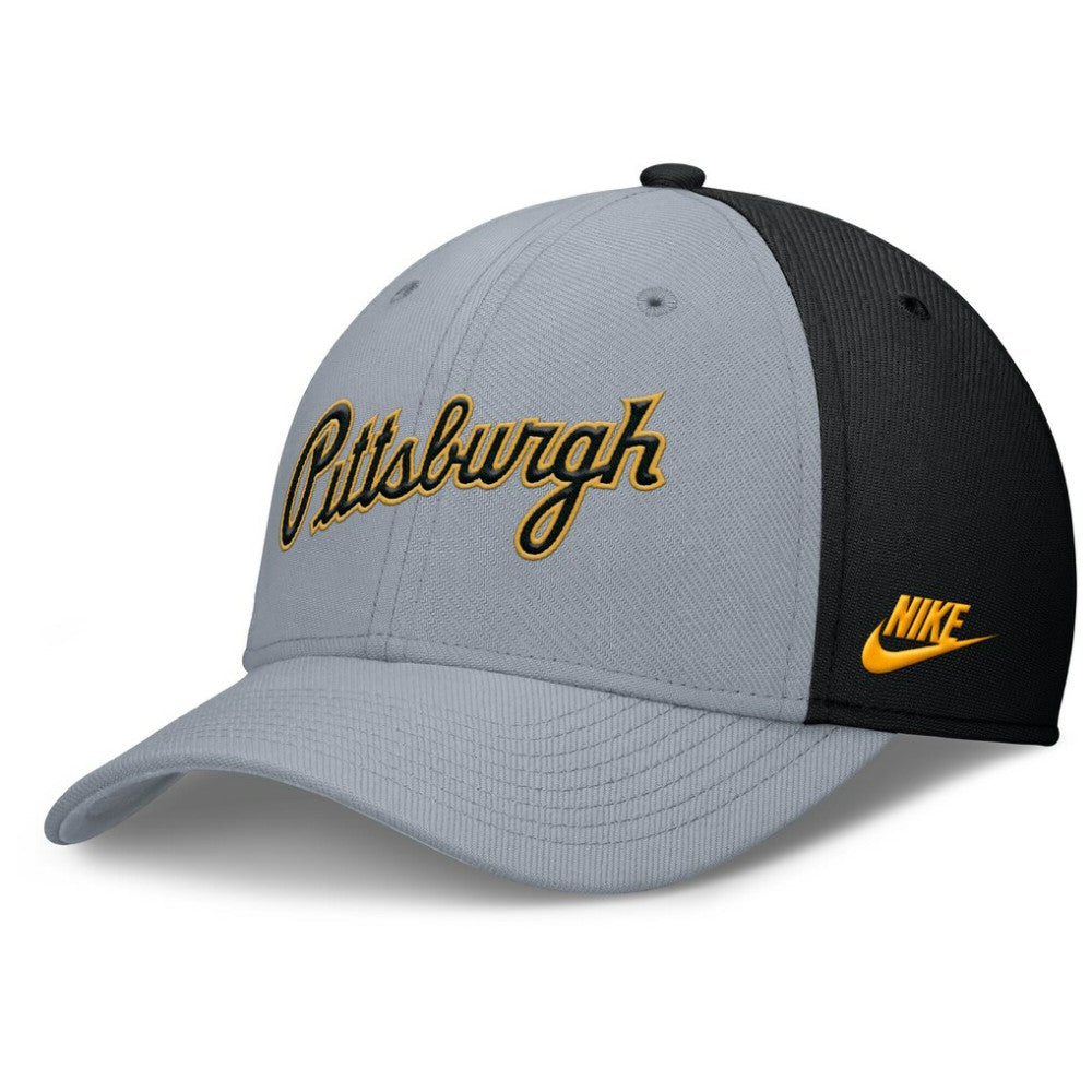 Pittsburgh Pirates Nike Rise Swoosh Performance Flex Hat discount