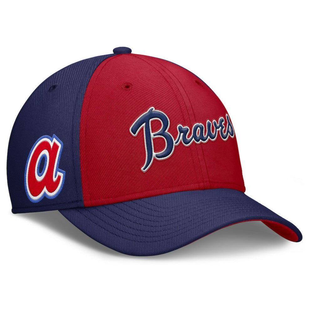 Atlanta Braves Nike Rise Swoosh Performance Flex Hat Sale