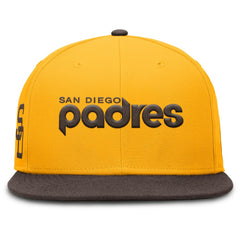 San Diego Padres Nike Cooperstown Two-Tone Dri-FIT Round Bill True Fitted Hat On Sale