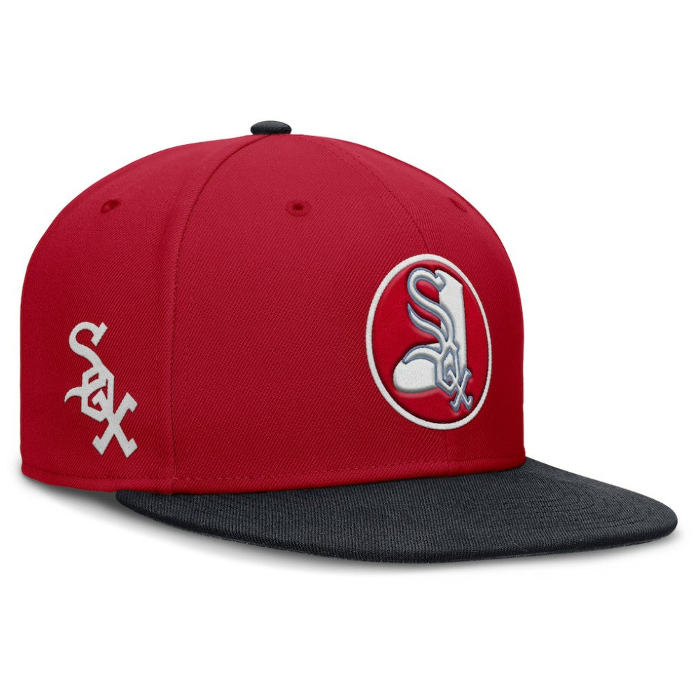 Chicago White Sox Nike Cooperstown Two-Tone Dri-FIT Round Bill True Fitted Hat discount