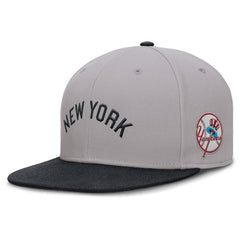 New York Yankees Nike Cooperstown Two-Tone Dri-FIT Round Bill True Fitted Hat for sale