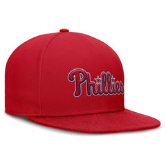 Philadelphia Phillies Nike Wordmark Dri-FIT Round Bill True Fitted Hat Sale