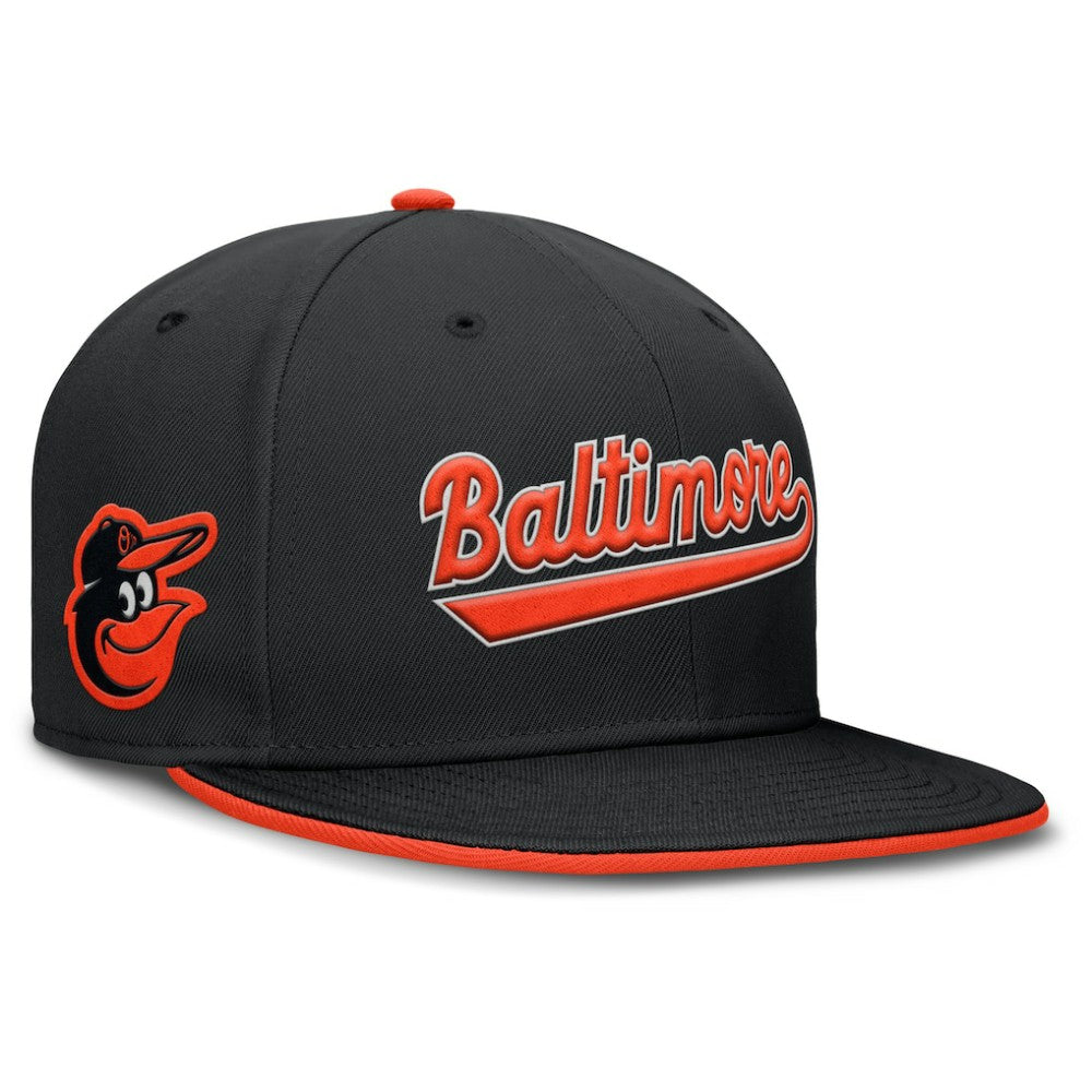 Baltimore Orioles Nike Primetime Dri-FIT Round Bill True Fitted Hat for sale