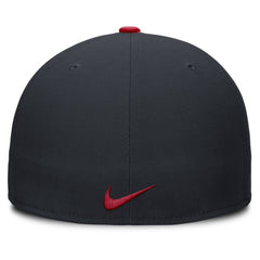 Atlanta Braves Nike Primetime Dri-FIT Round Bill True Fitted Hat Clearance