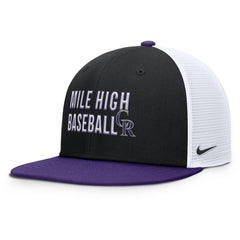 Colorado Rockies Nike Pro Trucker Snapback Hat Online