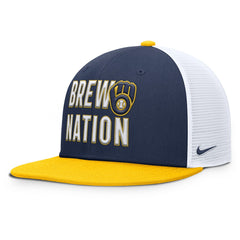 Milwaukee Brewers Nike Pro Trucker Snapback Hat Near Me