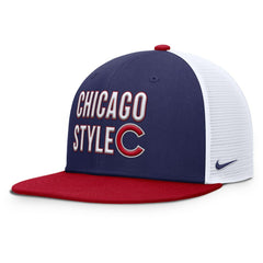 Chicago Cubs Nike Pro Trucker Snapback Hat discount