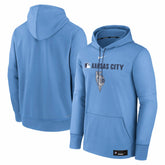 Kansas City Royals Nike Authentic Collection City Connect Therma Pullover Hoodie Lifestyle