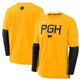 Pittsburgh Pirates Nike 2025 City Connect Authentic Collection Player Dri-FIT Lightweight Pullover Lifestyle
