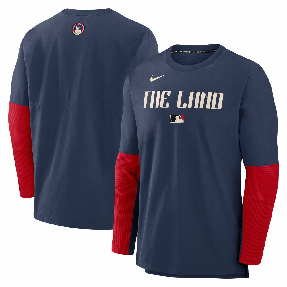 Cleveland Guardians Nike 2025 City Connect Authentic Collection Player Dri-FIT Lightweight Pullover Online