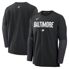 Baltimore Orioles Nike 2025 City Connect Authentic Collection Player Dri-FIT Lightweight Pullover On Sale