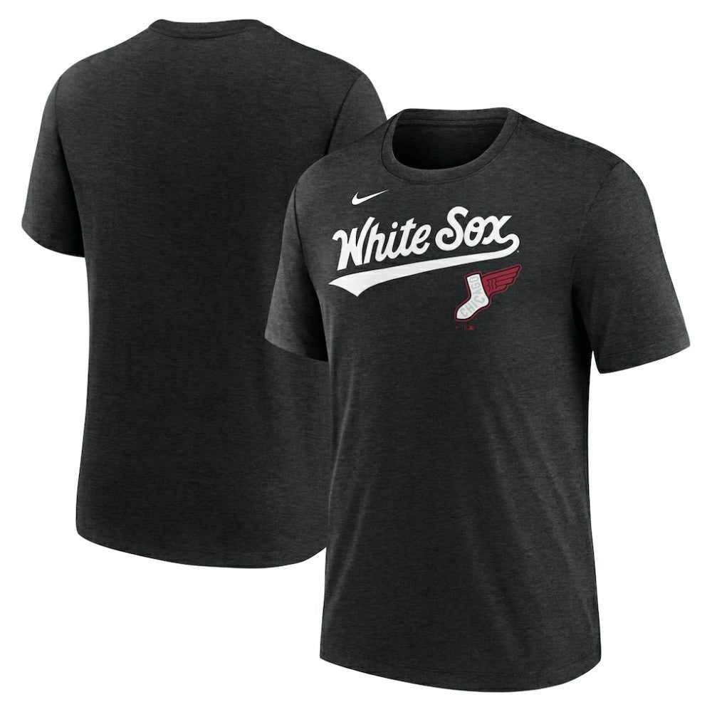 Chicago White Sox Nike City Connect Script Tri-Blend T-Shirt Sale