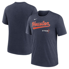 Houston Astros Nike City Connect Script Tri-Blend T-Shirt Clearance