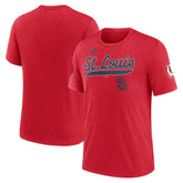 St. Louis Cardinals Nike Cooperstown Collection Eras Tri-Blend T-Shirt Near Me