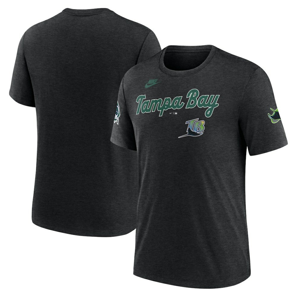 Tampa Bay Rays Nike Cooperstown Collection Eras Tri-Blend T-Shirt Online