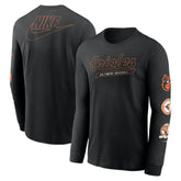Baltimore Orioles Nike Cooperstown Collection Knockout Long Sleeve T-Shirt On Sale