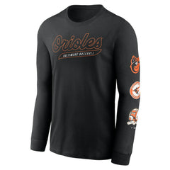 Baltimore Orioles Nike Cooperstown Collection Knockout Long Sleeve T-Shirt On Sale