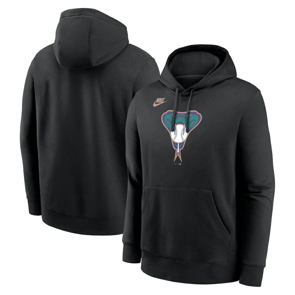 Arizona Diamondbacks Nike Cooperstown Collection Logo Club Hoodie Online