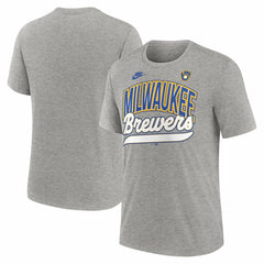 Milwaukee Brewers Nike Cooperstown Collection Retro Tri-Blend T-Shirt discount