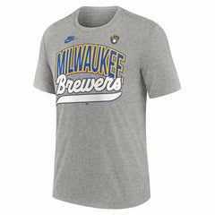 Milwaukee Brewers Nike Cooperstown Collection Retro Tri-Blend T-Shirt discount