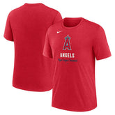 Los Angeles Angels Nike Logo Tri-Blend T-Shirt discount