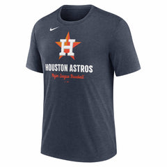 Houston Astros Nike Logo Tri-Blend T-Shirt Lifestyle