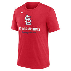 St. Louis Cardinals Nike Logo Tri-Blend T-Shirt Clearance