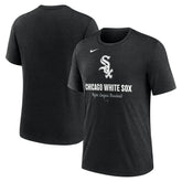 Chicago White Sox Nike Logo Tri-Blend T-Shirt discount