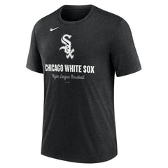 Chicago White Sox Nike Logo Tri-Blend T-Shirt discount
