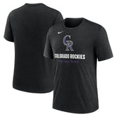 Colorado Rockies Nike Logo Tri-Blend T-Shirt Sale