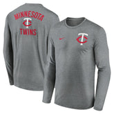 Minnesota Twins Nike 2-Hit Legend Dri-FIT Long Sleeve T-Shirt Lifestyle