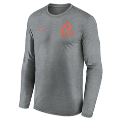 Baltimore Orioles Nike 2-Hit Legend Dri-FIT Long Sleeve T-Shirt Clearance