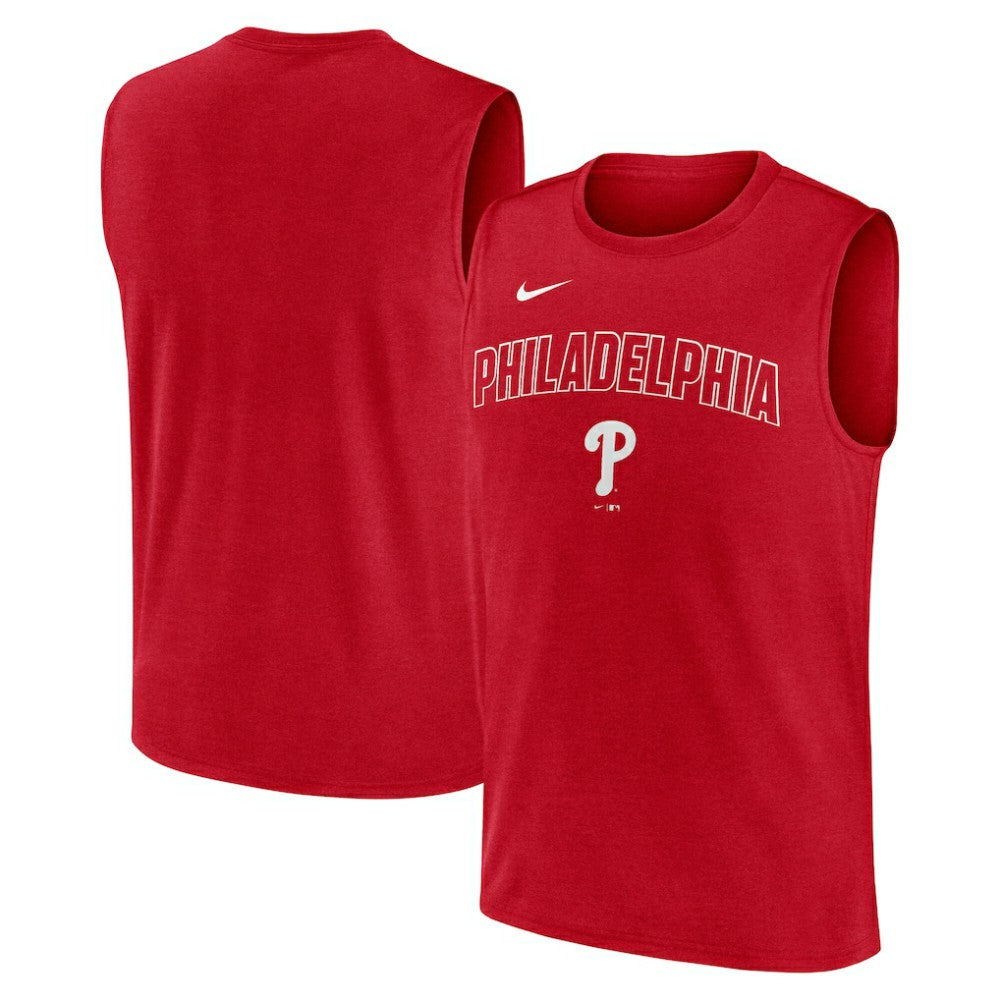 Philadelphia Phillies Nike Knockout Dri-FIT Muscle Tank Top Sale