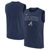 Atlanta Braves Nike Knockout Dri-FIT Muscle Tank Top Sale