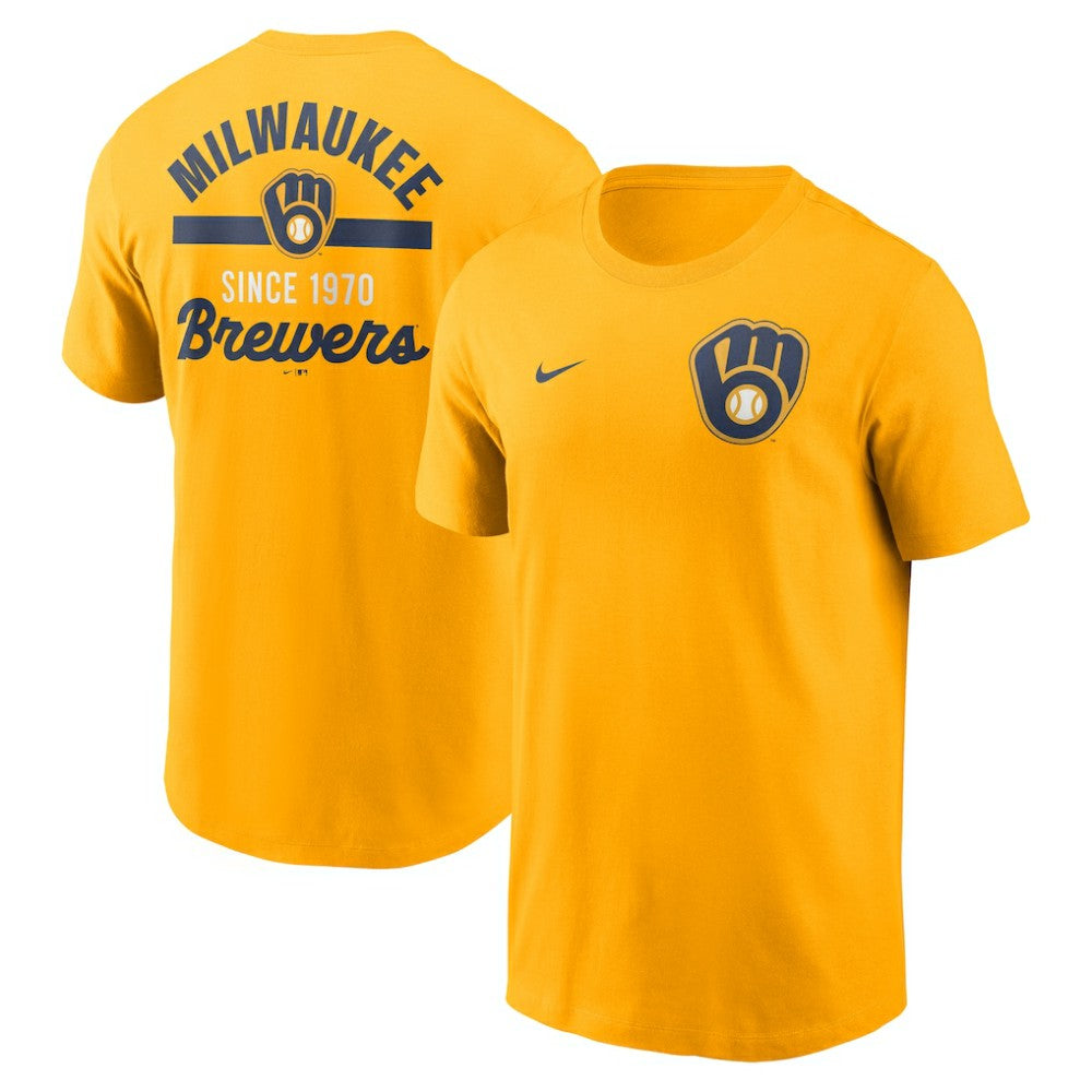 Milwaukee Brewers Nike 2-Hit T-Shirt Lifestyle