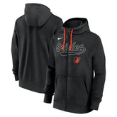 Baltimore Orioles Nike Knockout Script Full-Zip Hoodie On Sale