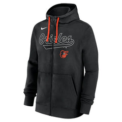 Baltimore Orioles Nike Knockout Script Full-Zip Hoodie On Sale