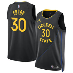 NBA - Stephen Curry Golden State Warriors Jordan Brand Unisex 2024/25 Swingman Jersey - Statement Editi- Black