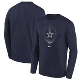 Dallas Cowboys Preschool Legend Icon Long Sleeve T-Shirt Navy - Nike