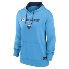 Milwaukee Brewers Nike Women's City Connect Authentic Collection Therma-FIT Hoodie On Sale