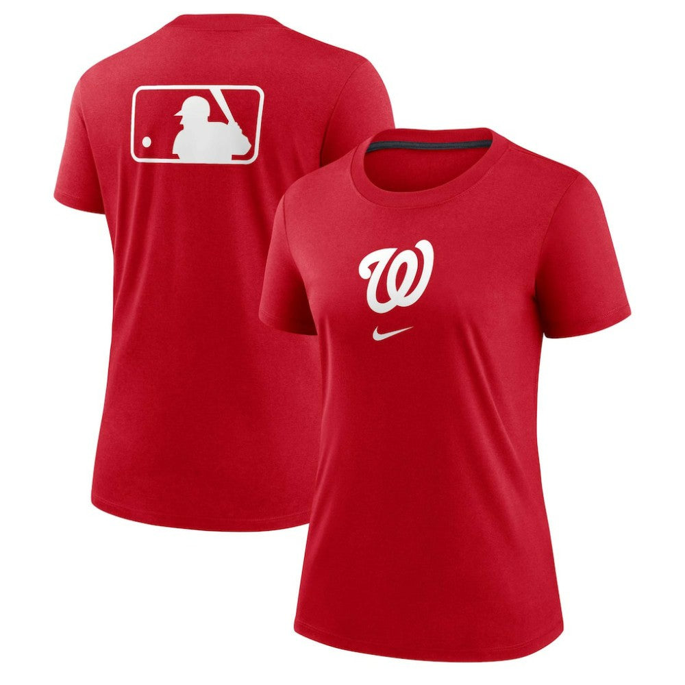 Washington Nationals Nike Women's Authentic Collection Early Work Tri-Blend T-Shirt Lifestyle