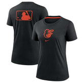 Baltimore Orioles Nike Women's Authentic Collection Early Work Tri-Blend T-Shirt Near Me