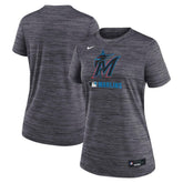 Miami Marlins Nike Women's Authentic Collection Velocity Dri-FIT T-Shirt Online