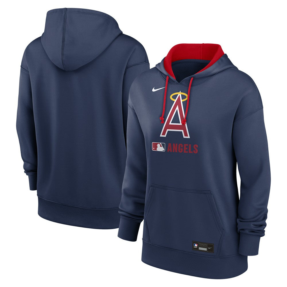 Los Angeles Angels Nike Women's Authentic Collection Lockup Alternate Logo Therma Hoodie Sale